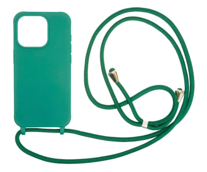 Etui / obudowa na smartfona Mobile Origin Lanyard Case do iPhone 15 Pro dark green